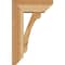 Ekena Millwork Legacy Slat Rough Sawn Bracket w/ Offset Brace, Western Red Cedar, 6"W x 14"D x 22"H BKT0604X14X22LEC06RWR - alternate 4